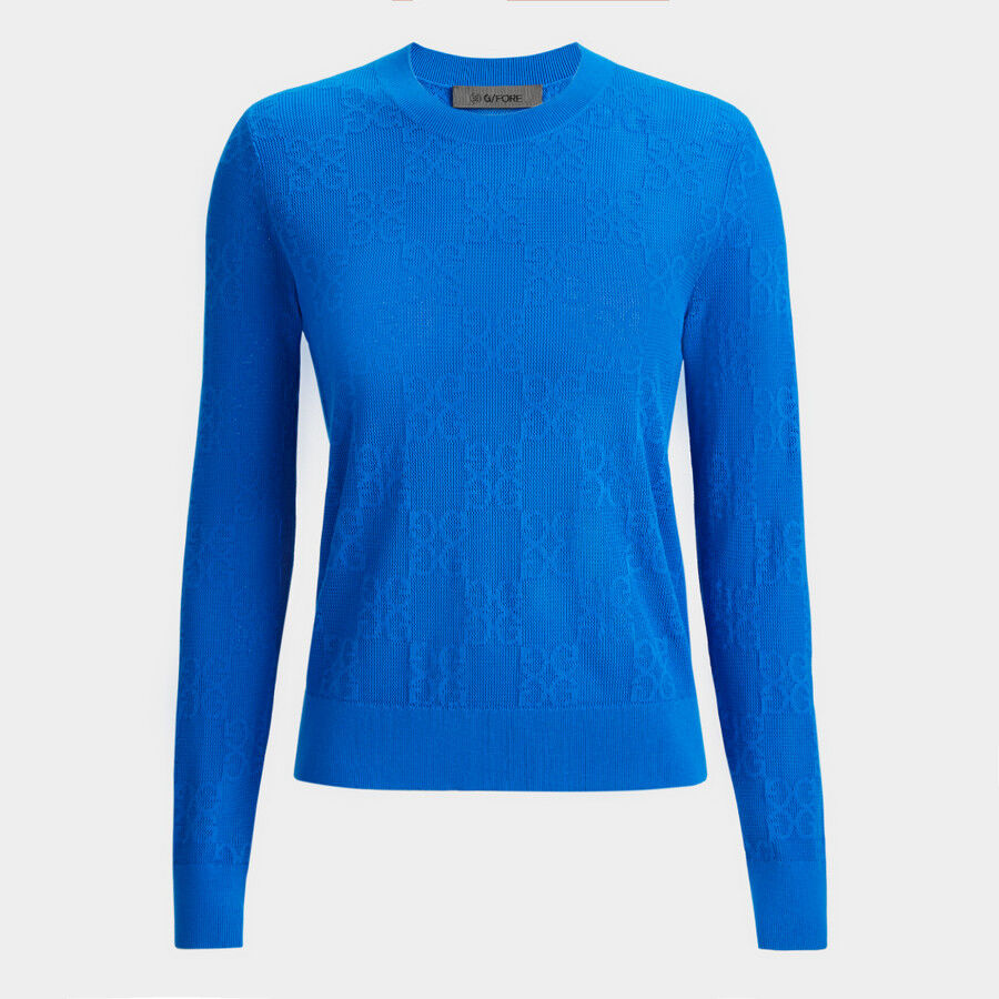 POINTELLE G CREWNECK SWEATER