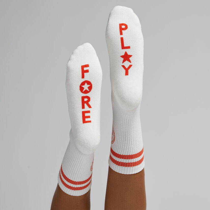 STRIPED FORE PLAY CREW SOCKS image number 3