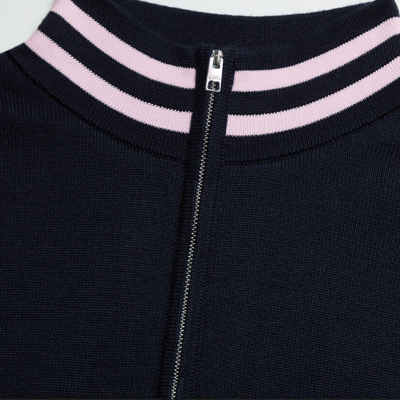 WIND BREAKER MERINO WOOL QUARTER ZIP VEST image number 5