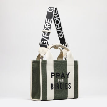 LTD RELEASE PRAY FOR BIRDIES BRUSHED SQUARE BAG