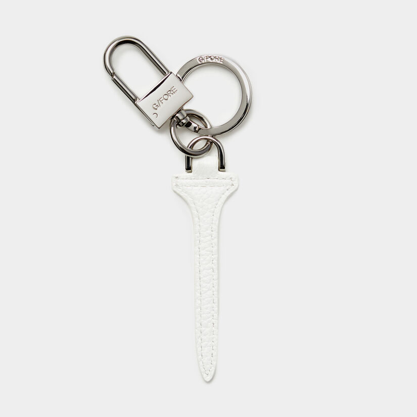 LIMITED EDITION LEATHER GOLF TEE KEYCHAIN image number 3