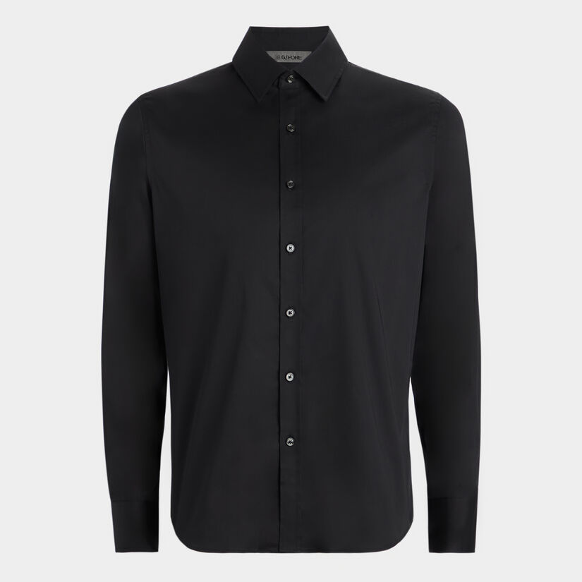 STRETCH COTTON WOVEN SHIRT image number 2