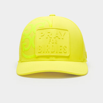 PRAY FOR BIRDIES PERFORATED FEATHERWEIGHT TECH SNAPBACK HAT