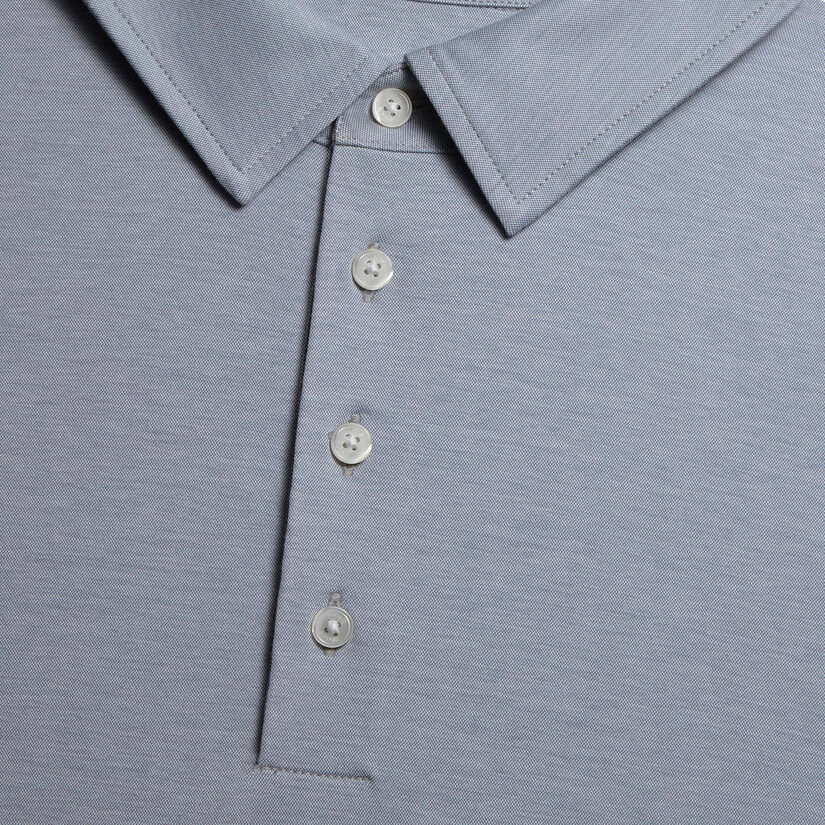 LUXE COTTON BLEND LONG SLEEVE POLO image number 5