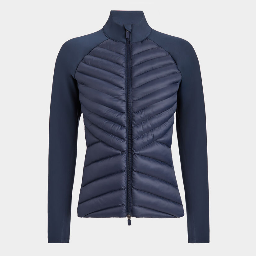 HYBRID QUILTED STRETCH TECH INTERLOCK JACKET image number 1