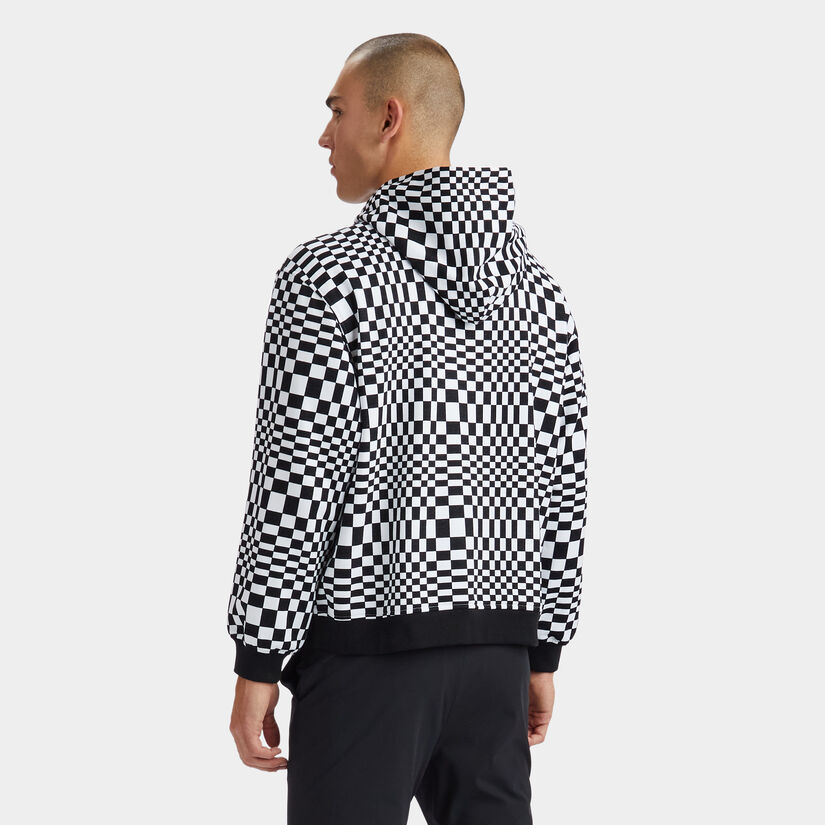 DISTORTED CHECK UNISEX FRENCH TERRY HOODIE – G/FORE