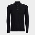 FINE MERINO WOOL SWEATER POLO image number 2