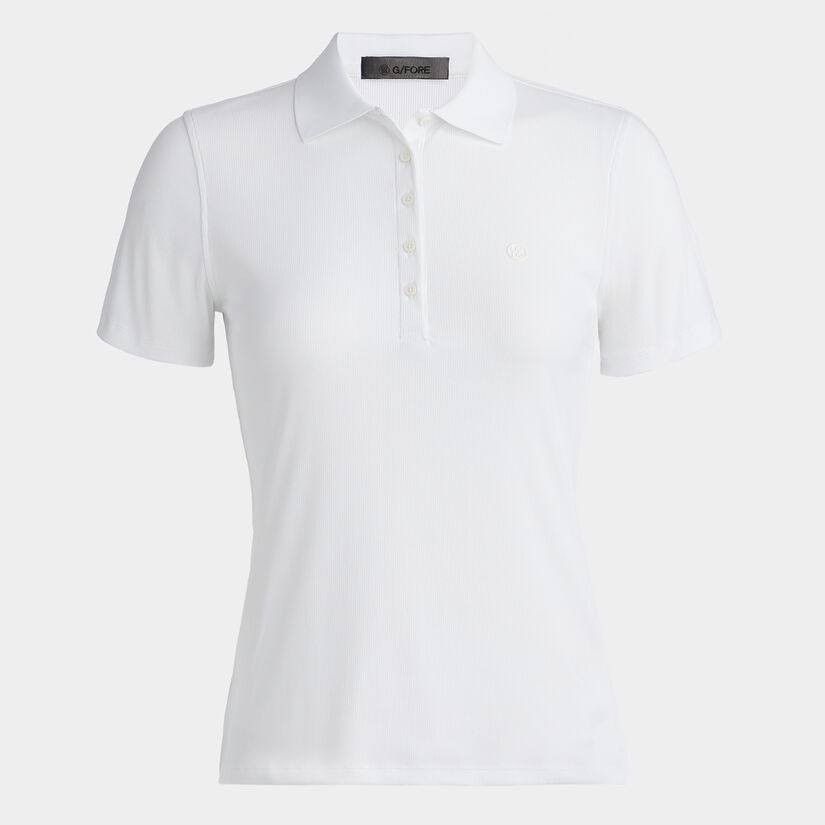 RIBBED TECH NYLON POLO image number 1