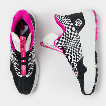 WOMEN'S MG4+ DISTORTED CHECK MID-TOP GOLF SHOE