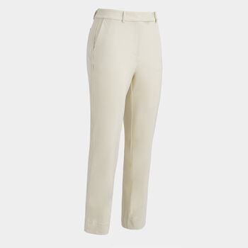 STRETCH TECH TWILL MID RISE STRAIGHT TAPERED LEG TROUSER