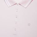 CONTRAST COLLAR RIBBED TECH NYLON POLO image number 5