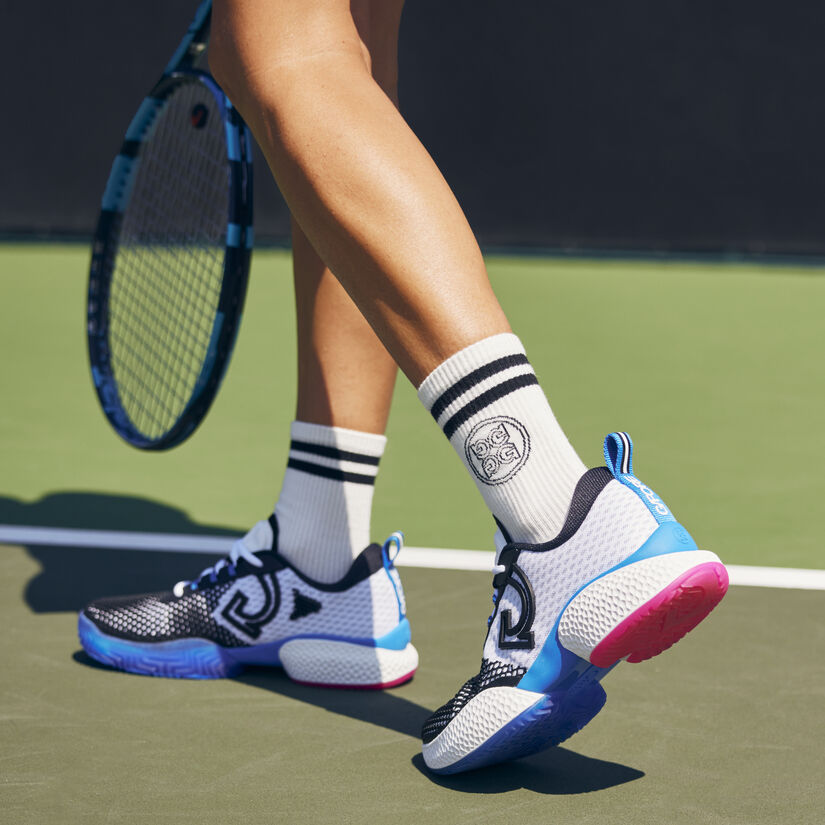 WOMEN'S QRT1 COLOUR BLOCK COURT SHOE image number 9