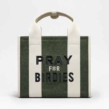 LTD RELEASE PRAY FOR BIRDIES BRUSHED SQUARE BAG