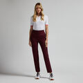 DOUBLE KNIT CIGARETTE LEG HIGH RISE STRETCH TROUSER image number 3