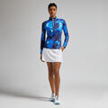 BOKEH CAMO TECH JERSEY RUCHED QUARTER ZIP PULLOVER image number 3