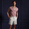 G/FORE X MR P. ITALIAN LUXE COTTON BLEND JOHNNY COLLAR POLO image number 2