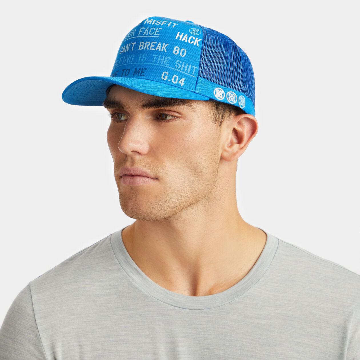 PHRASE COTTON TWILL TRUCKER HAT | MEN'S ACCESSORIES | G/FORE