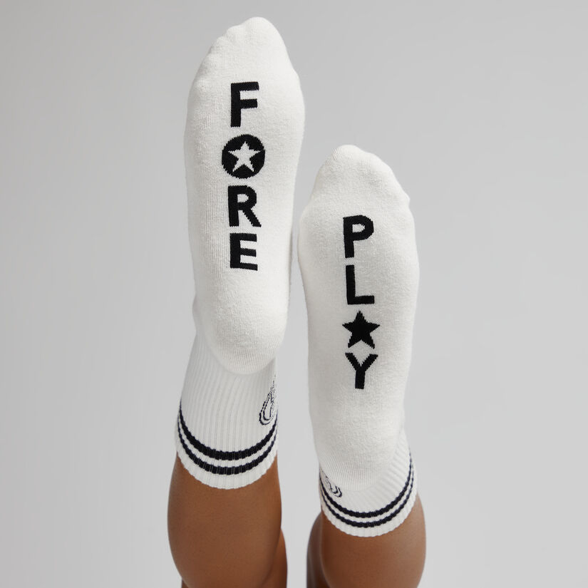 STRIPED FORE PLAY CREW SOCKS image number 3