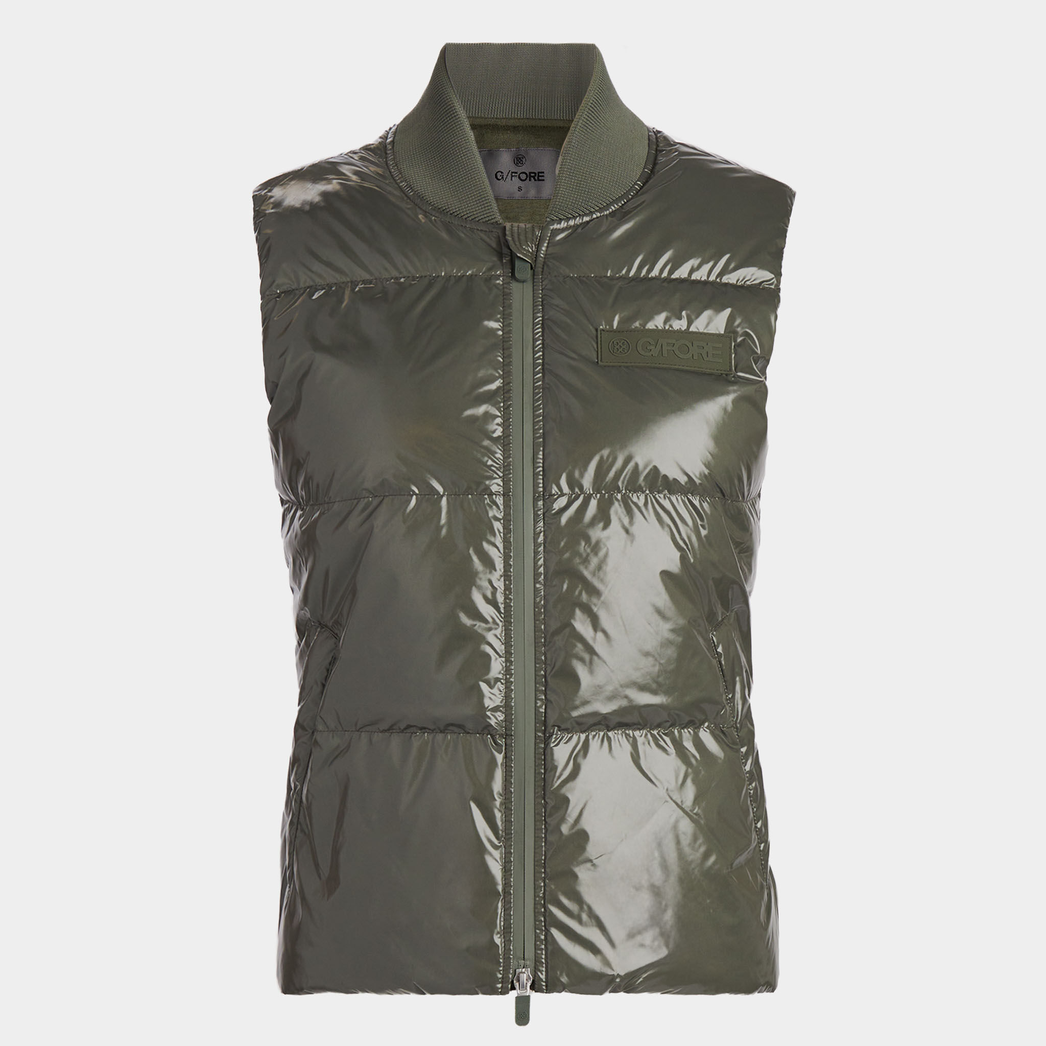 CIRCLE G'S COATED NYLON QUILTED PUFFER VEST | WOMEN'S JACKETS u0026 VESTS |  G/FORE