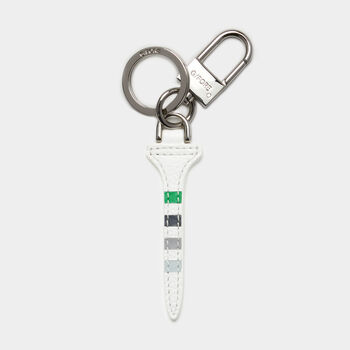 LIMITED EDITION LEATHER GOLF TEE KEYCHAIN