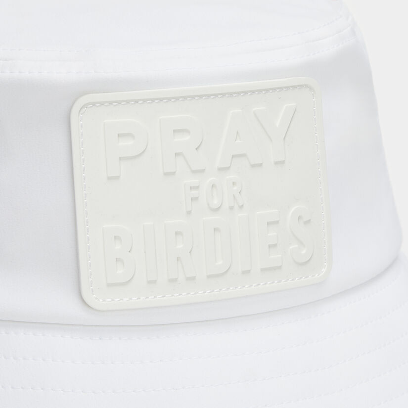PRAY FOR BIRDIES PERFORATED FEATHERWEIGHT TECH BUCKET HAT image number 3