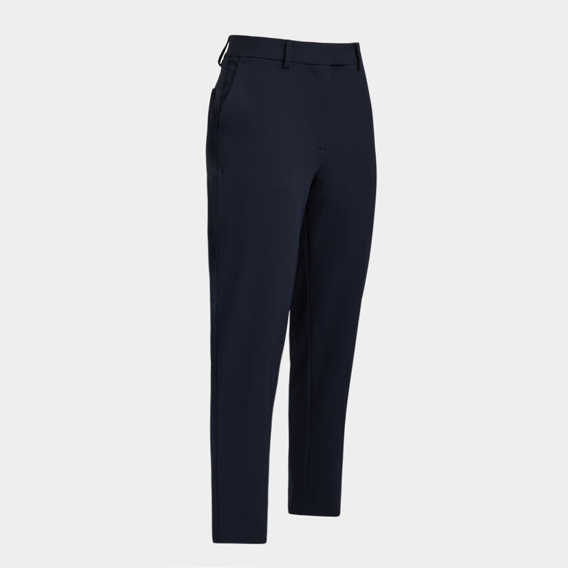 STRETCH PERFORMANCE TWILL MID RISE STRAIGHT LEG TROUSER image number 1