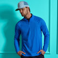 TECH MÉLANGE RAGLAN QUARTER ZIP PULLOVER image number 2