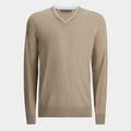 MERINO WOOL BLEND V NECK SWEATER image number 1