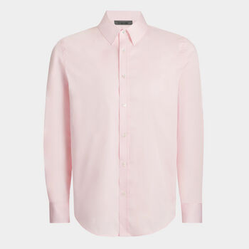 STRETCH COTTON WOVEN SHIRT