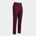 DOUBLE KNIT CIGARETTE LEG HIGH RISE STRETCH TROUSER image number 1