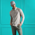 TECH MÉLANGE RAGLAN QUARTER ZIP PULLOVER image number 2