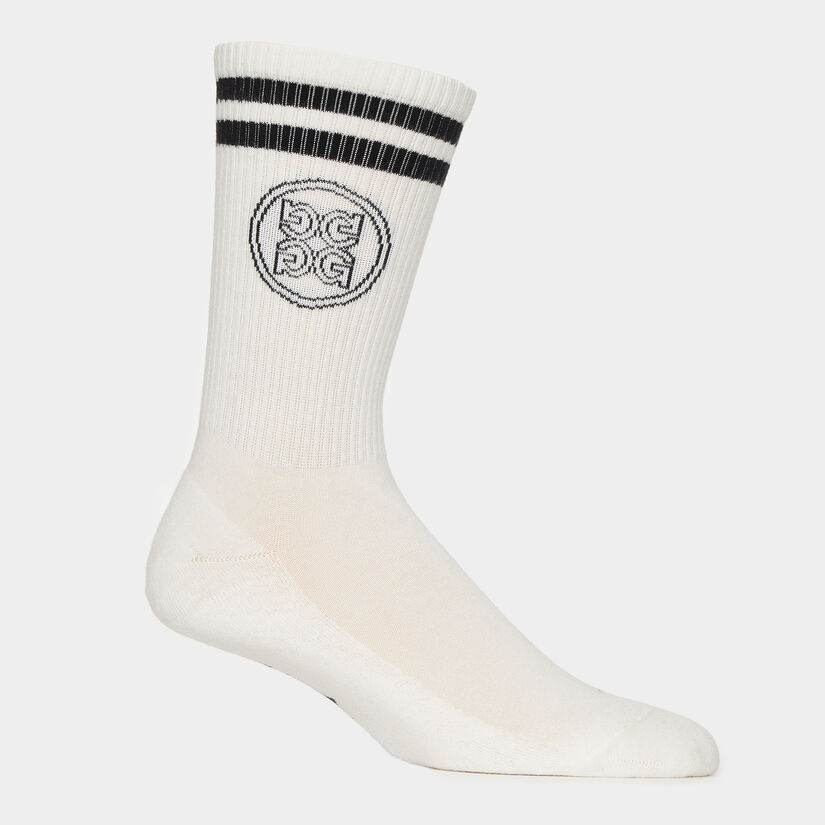 STRIPED FORE PLAY CREW SOCKS image number 1