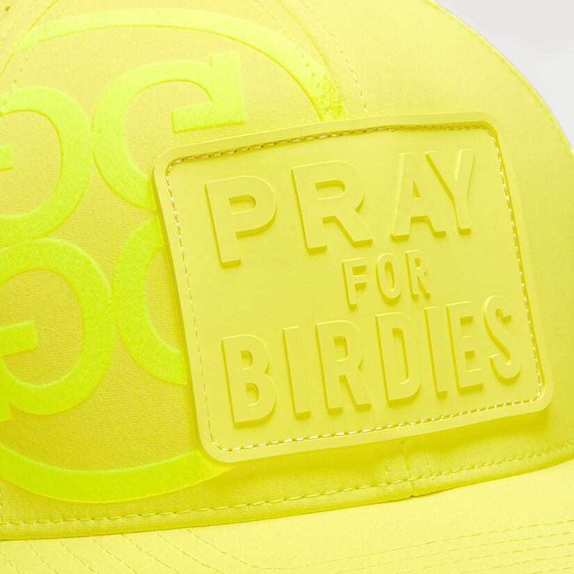 PRAY FOR BIRDIES PERFORATED FEATHERWEIGHT TECH SNAPBACK HAT image number 6