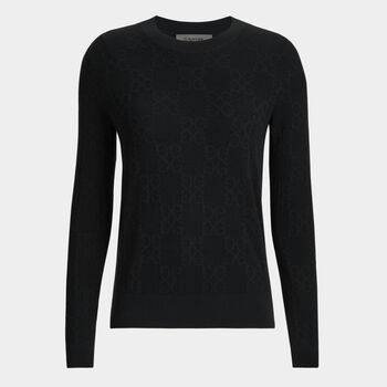 POINTELLE G CREWNECK SWEATER