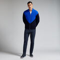 COLOURBLOCK MERINO WOOL FULL ZIP SWEATER JACKET image number 3