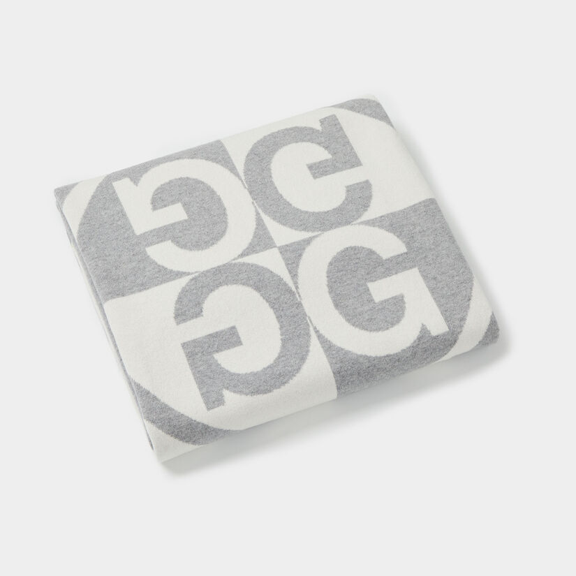 LIMITED EDITION CIRCLE G'S CASHMERE BLEND THROW BLANKET image number 1