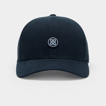 WAXED WOVEN COTTON RELAXED FIT SNAPBACK HAT