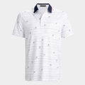 G/FORE SCRIPT STRIPE TECH JERSEY POLO image number 1