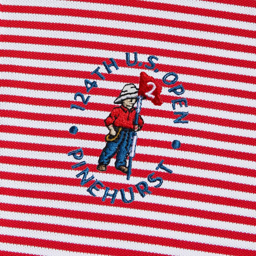 Limited Edition 2024 U.S. Open FEEDER STRIPE TECH PIQUÉ POLO image number 4