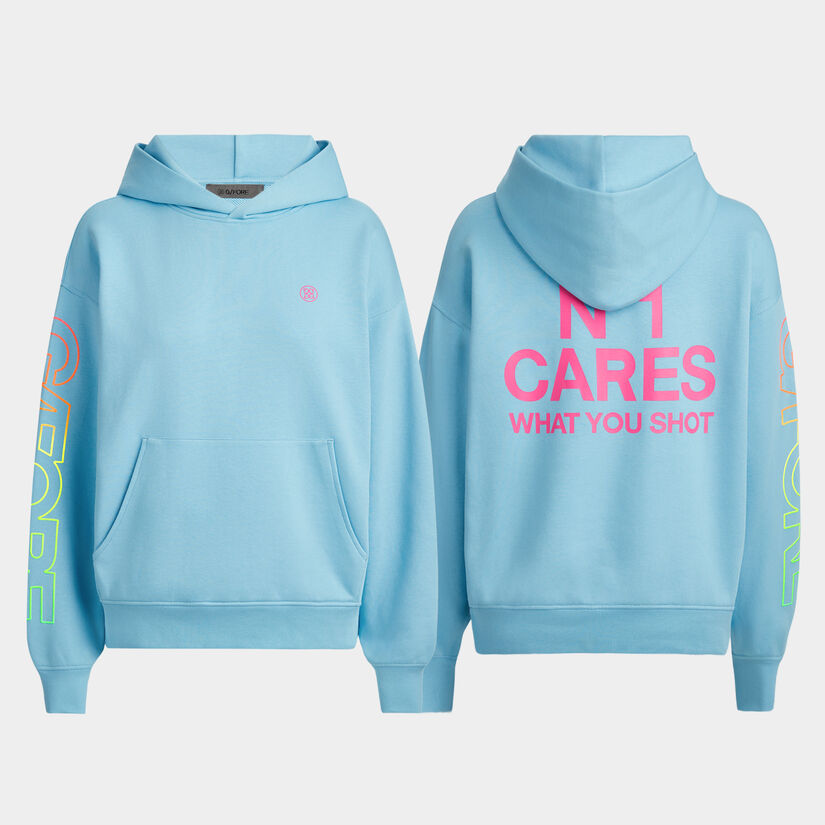 NO 1 CARES FRENCH TERRY OVERSIZED HOODIE image number 1