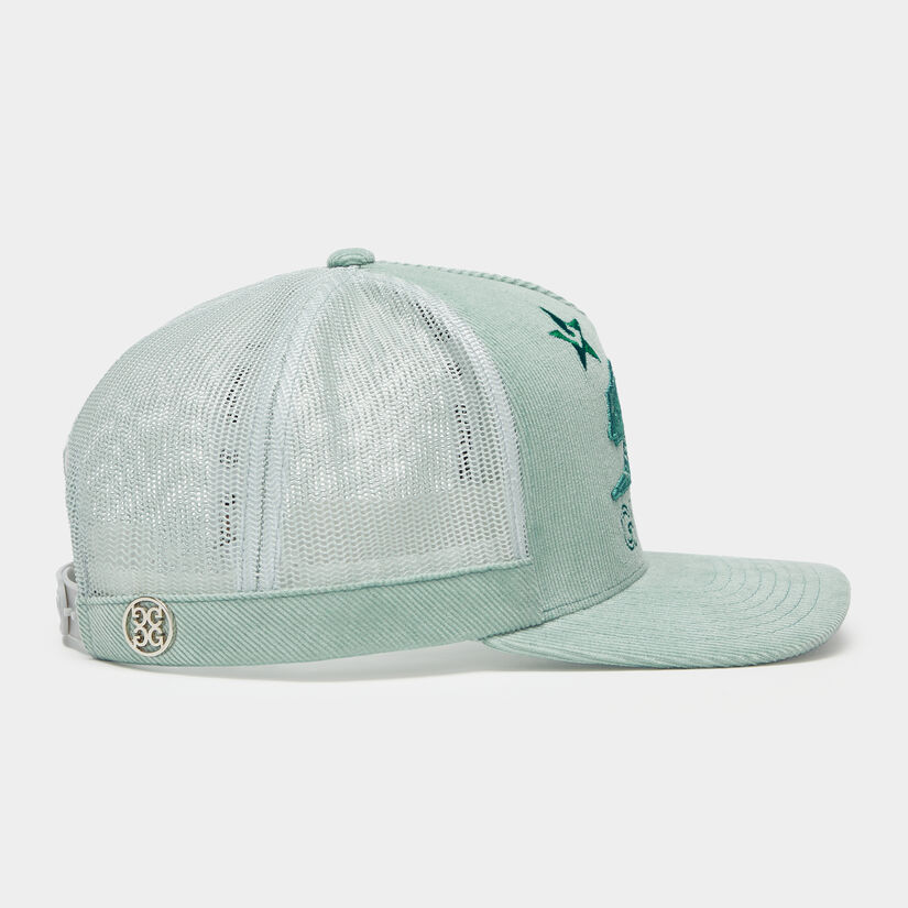 G/FORE LA COTTON CORDUROY TALL TRUCKER HAT image number 3