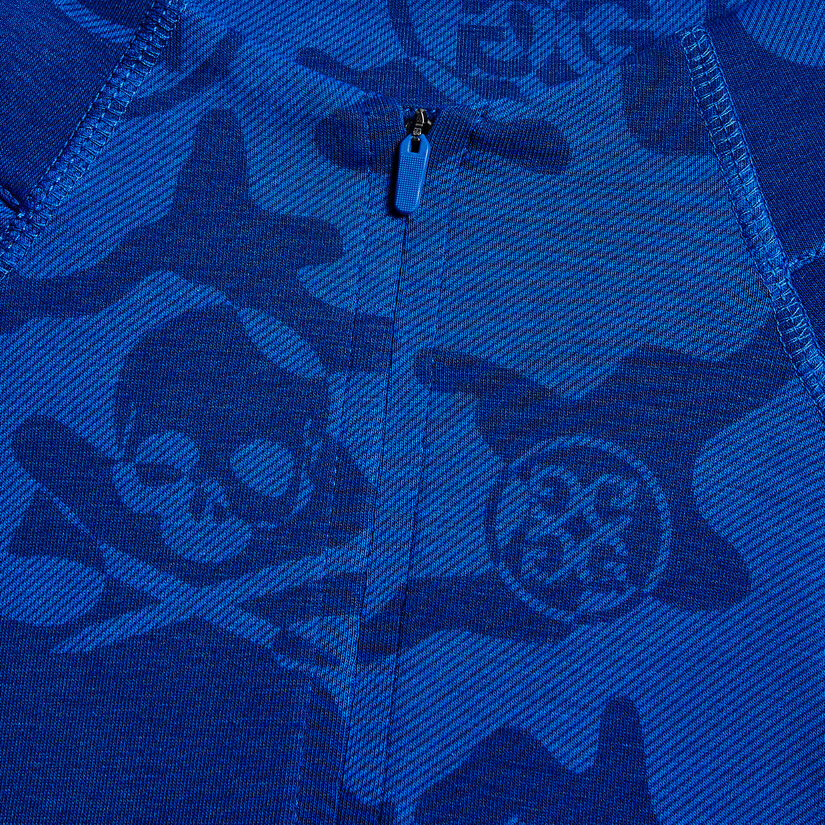 EXPLODED ICON CAMO LUXE QUARTER ZIP MID LAYER image number 5