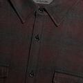 SHADOW PLAID BRUSHED WOVEN SHIRT image number 5