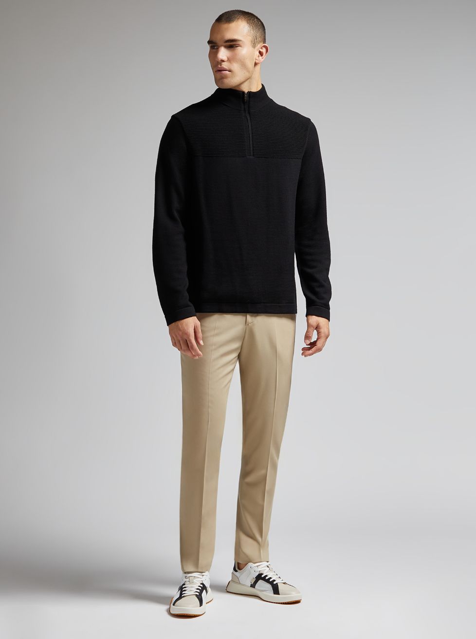 Learn more about ALL SEASON WOOL STRAIGHT<br> LEG PANT