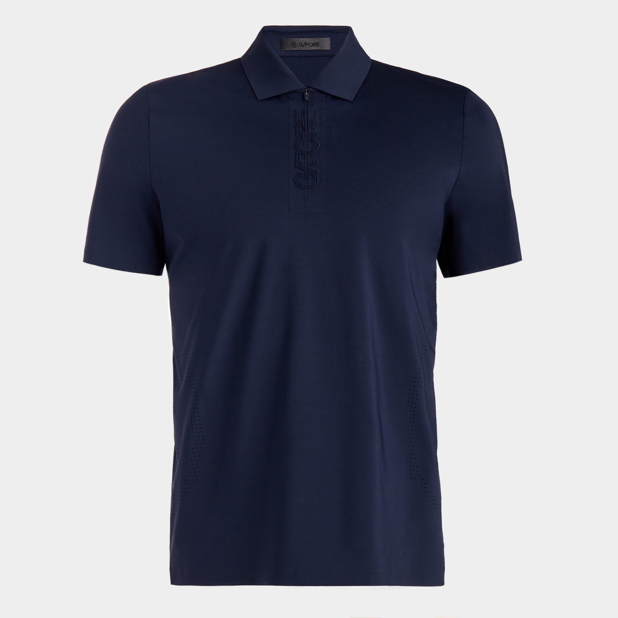 PERFORMANCE NYLON PERFORATED CIRCLE G'S MODERN SPREAD COLLAR POLO |MEN'S  POLO SHIRTS | G/FORE | G/FORE