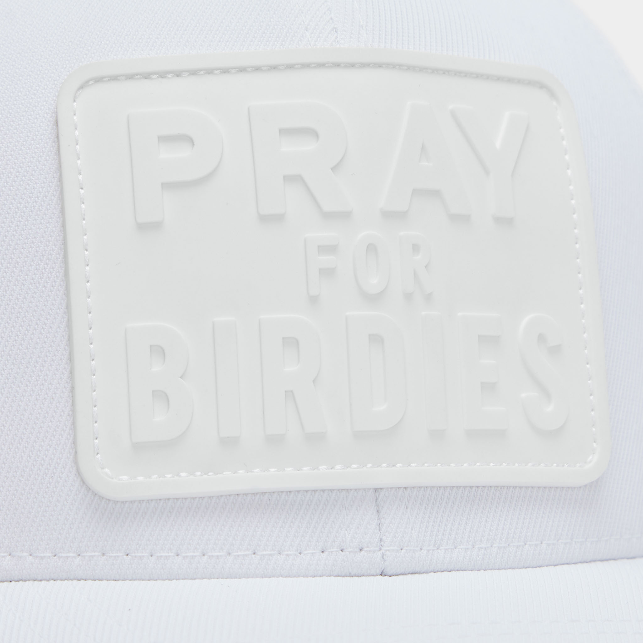 MONOCHROME PRAY FOR BIRDIES STRETCH TWILL SNAPBACK HAT